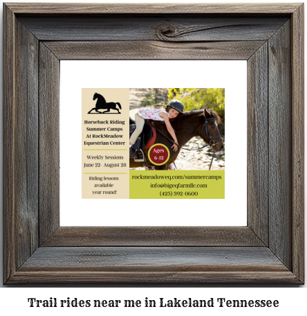 trail rides near me in Lakeland, Tennessee